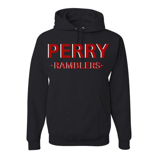 Adult Black Hoodie Perry Ramblers 3