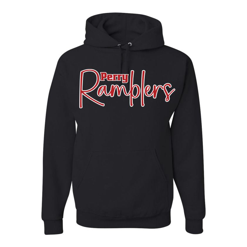 Adult Black Hoodie Perry Ramblers 4