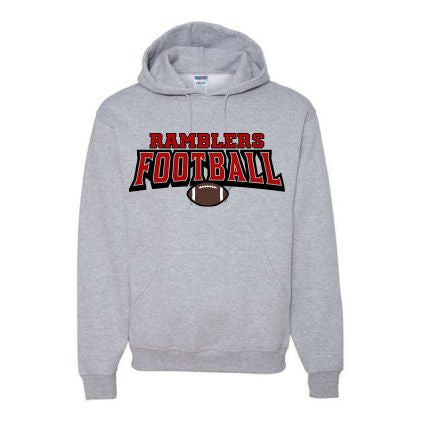 Adult Athletic Heather Hoodie Ramblers Football 2