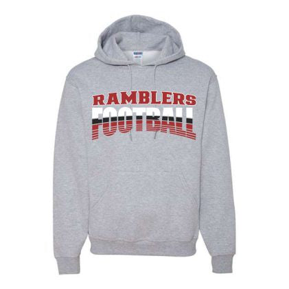 Adult Athletic Heather Hoodie Ramblers Football 3