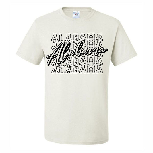 Alabama Stacked (CCS DTF Transfer Only)