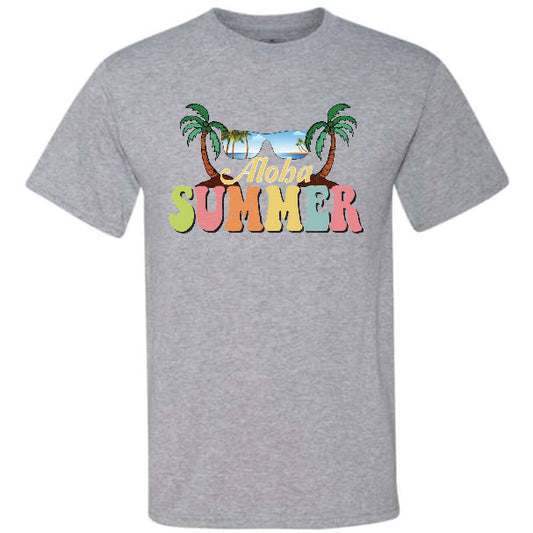 Aloha Summer Palm Trees (CCS DTF Transfer Only)