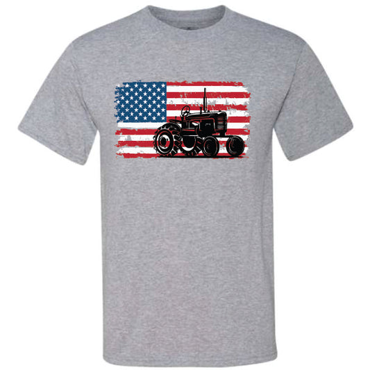 American Flag Tractor (CCS DTF Transfer Only)