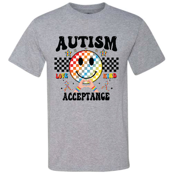 Autism Acceptance Smiley (CCS DTF Transfer Only)