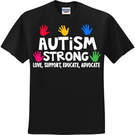 Autism Strong White (CCS DTF Transfer Only)