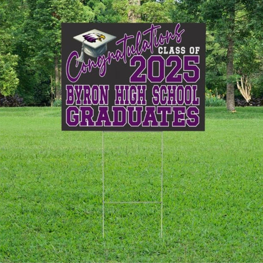 2025 Byron Graduation Yard Sign
