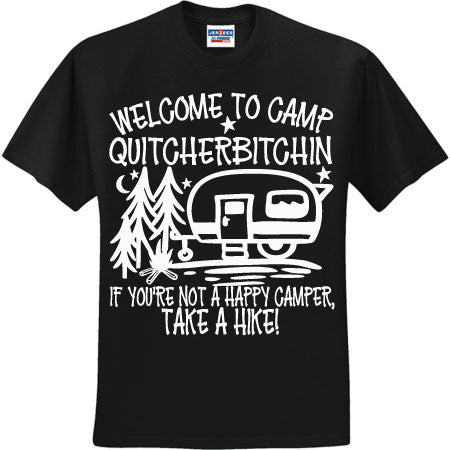 Camp Quitcherbitchin White (CCS DTF Transfer Only)