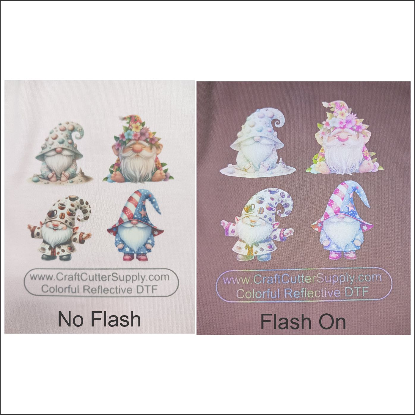 Fine Lines/Small Details Custom Colorful Reflective CCS DTF Transfers - DTF Gang Sheet