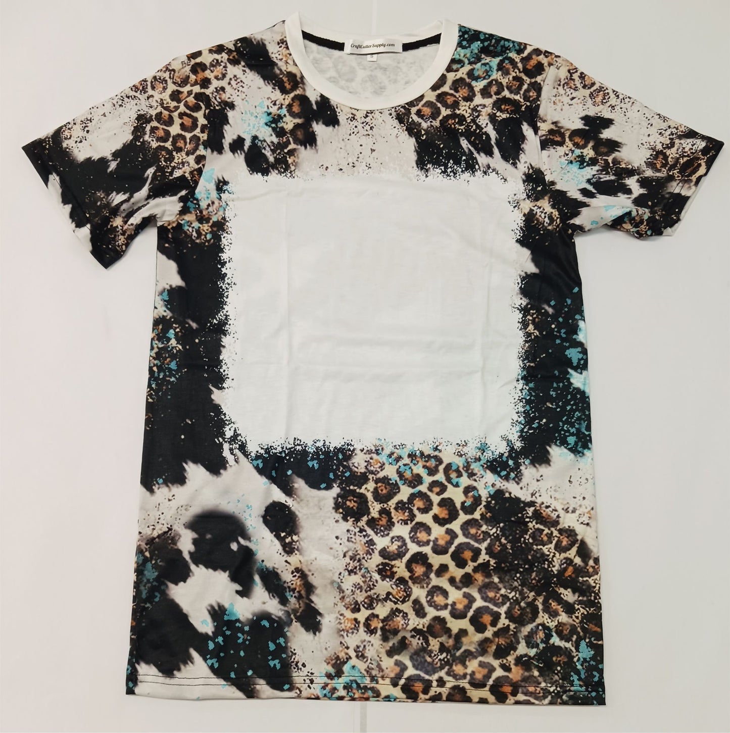 Adult T Shirt Cow Leopard - Read Description