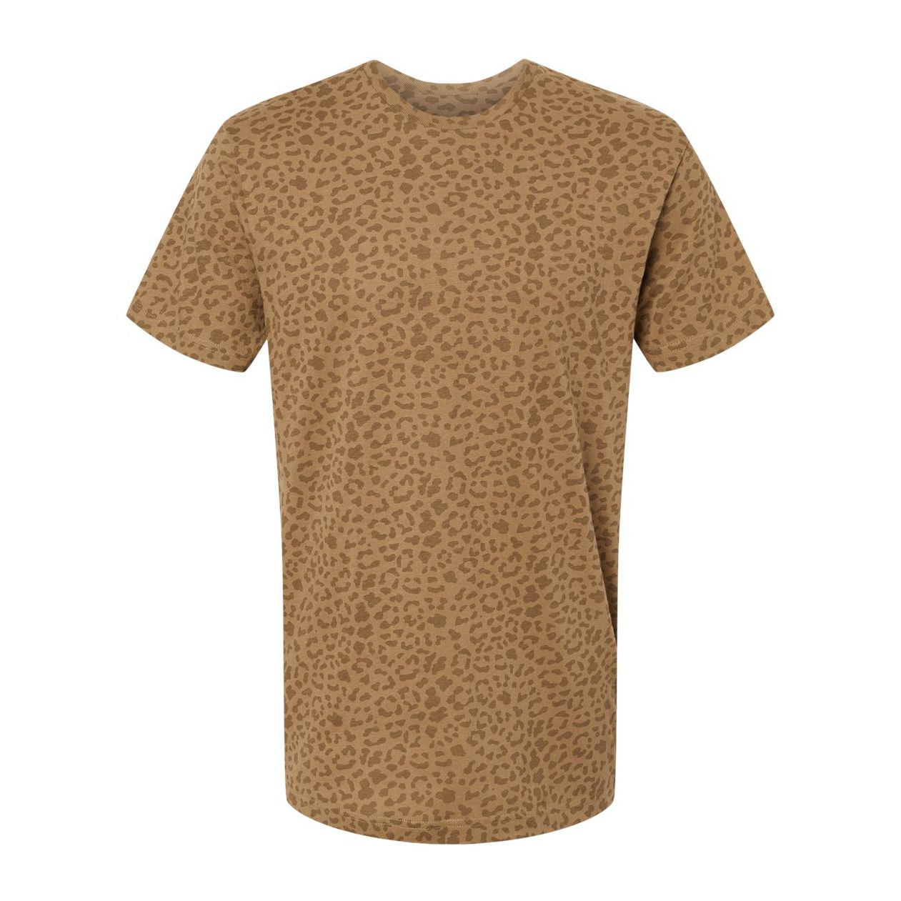 LAT-Fine Jersey Tee - Brown Leopard