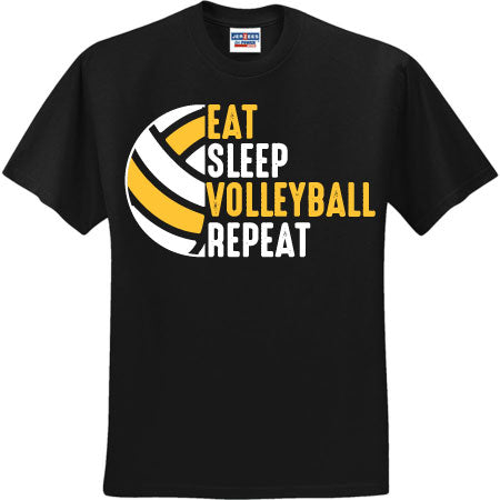 Eat Sleep Volleyball Repeat (CCS DTF Transfer Only)