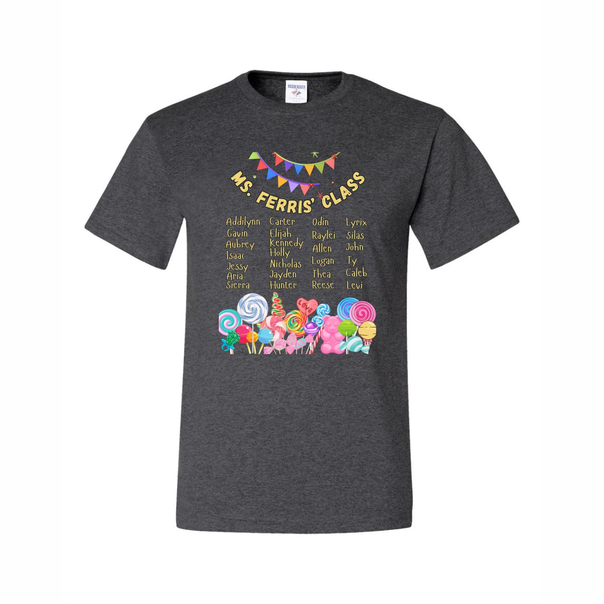 Third Grade Classes - T Shirt Color Black Heather