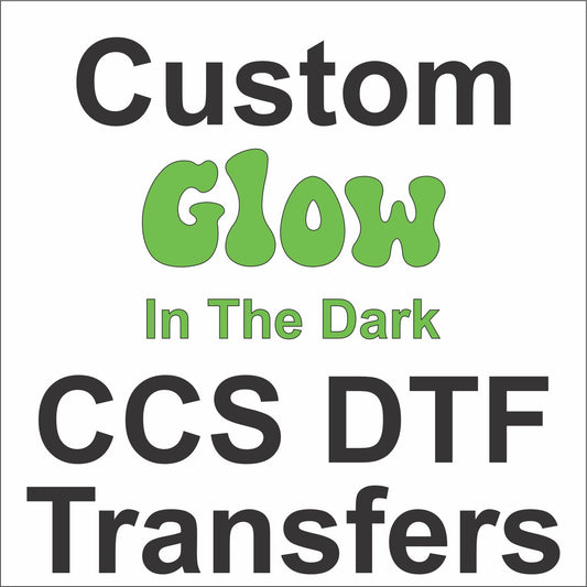 Custom GLOW CCS DTF Transfers - DTF Gang Sheet