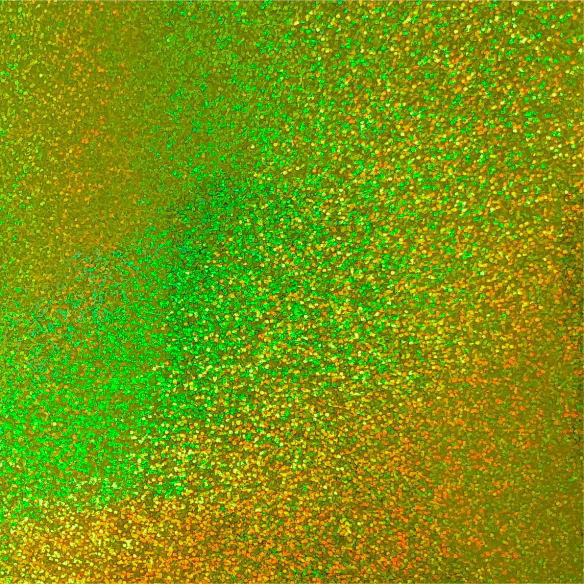 Holo Glitter Fl. Yellow Adhesive Vinyl Choose Your Length