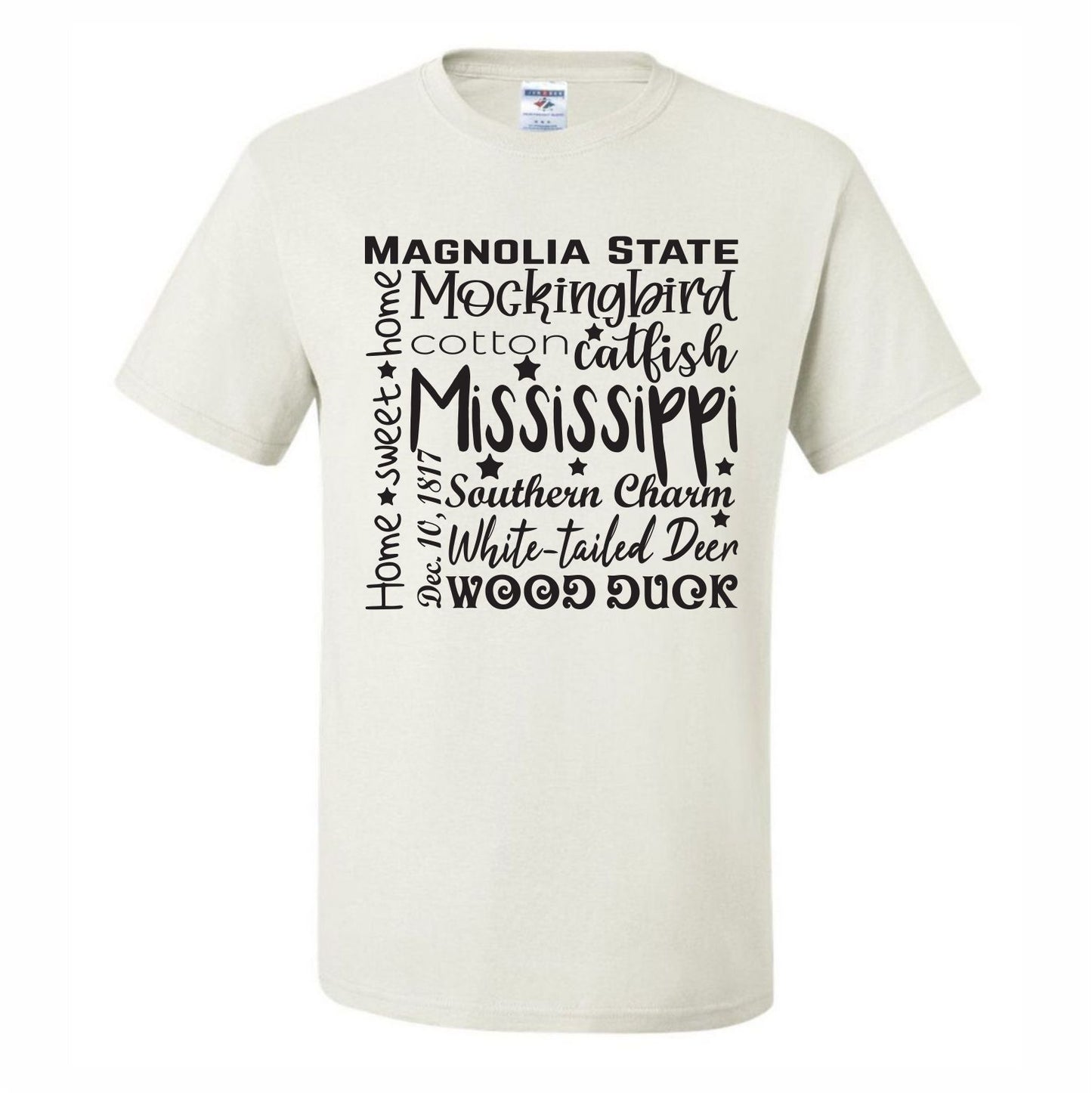 Mississippi Wordart (CCS DTF Transfer Only)