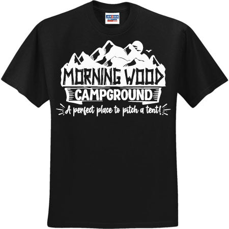 Morning Wood Campground White (CCS DTF Transfer Only)