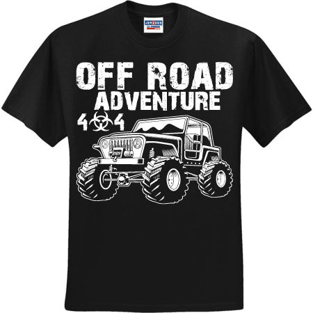 Off Road Adventure 4x4 White (CCS DTF Transfer Only)