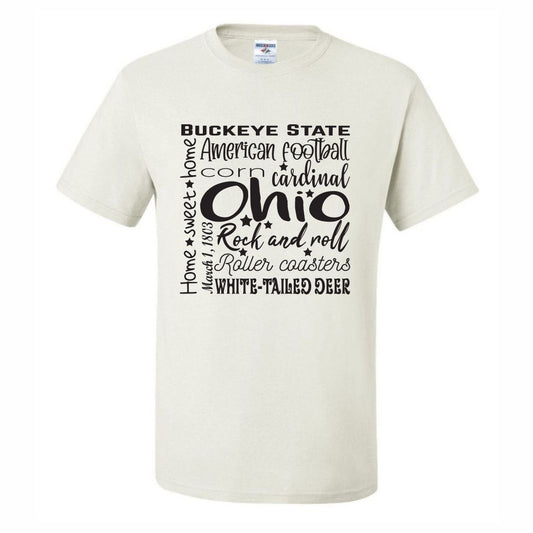 Ohio Word Art (CCS DTF Transfer Only)