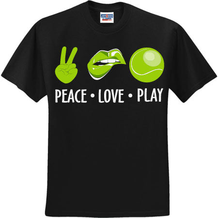 Peace Love Play Tennis (CCS DTF Transfer Only)
