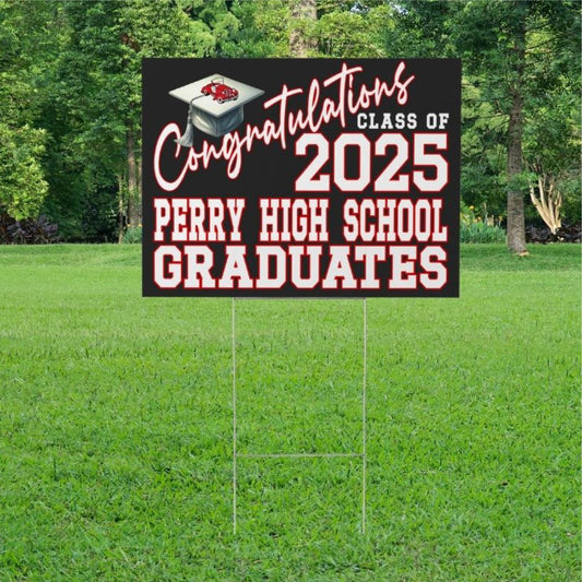 2025 Perry Graduation Yard Sign