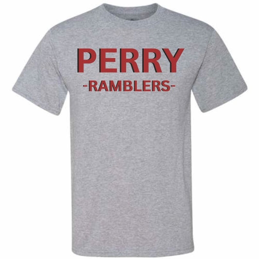 Adult Oxford Grey T Shirt Perry Ramblers 1