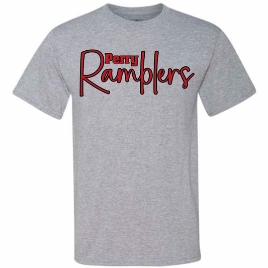 Adult Oxford Grey T Shirt Perry Ramblers 2