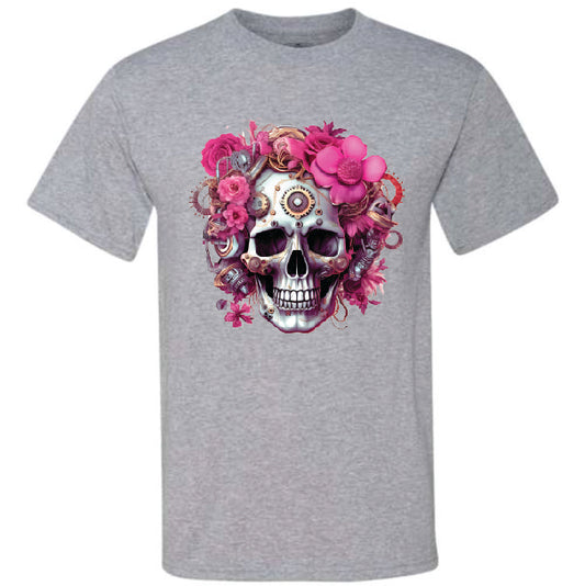 Pink Steampunk Skull (CCS DTF Transfer Only)