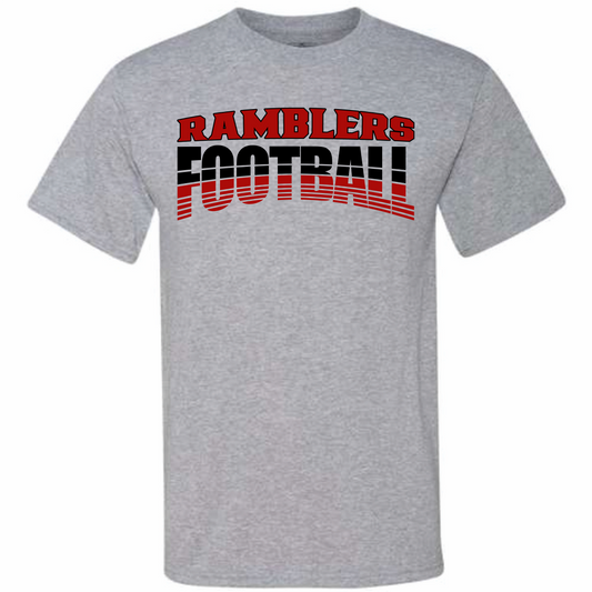 Adult Oxford Grey T Shirt Ramblers Football 1