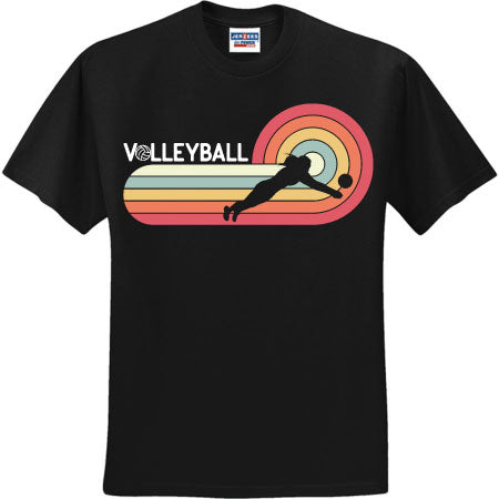 Retro Style Volleyball (CCS DTF Transfer Only)