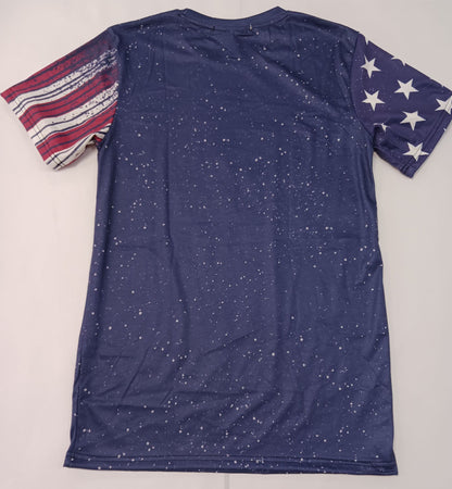 Youth T Shirt American Stripe And Star - Read Description