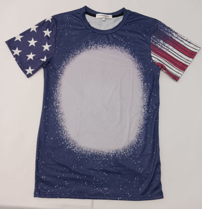 Adult T Shirt American Stripe And Star - Read Description