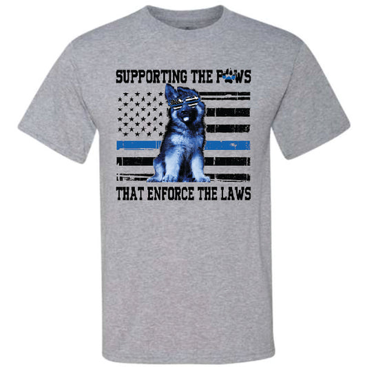 Supporting The Paws That Enforce The Laws (CCS DTF Transfer Only)