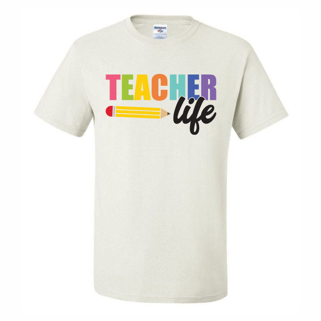 Teacher Life Pencil Black (CCS DTF Transfer Only)