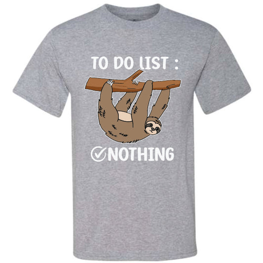To Do List Sloth (CCS DTF Transfer Only)
