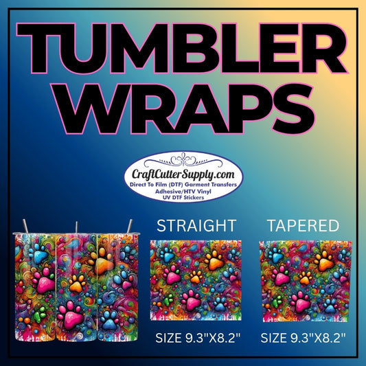 Printed Vinyl Tumbler Wraps