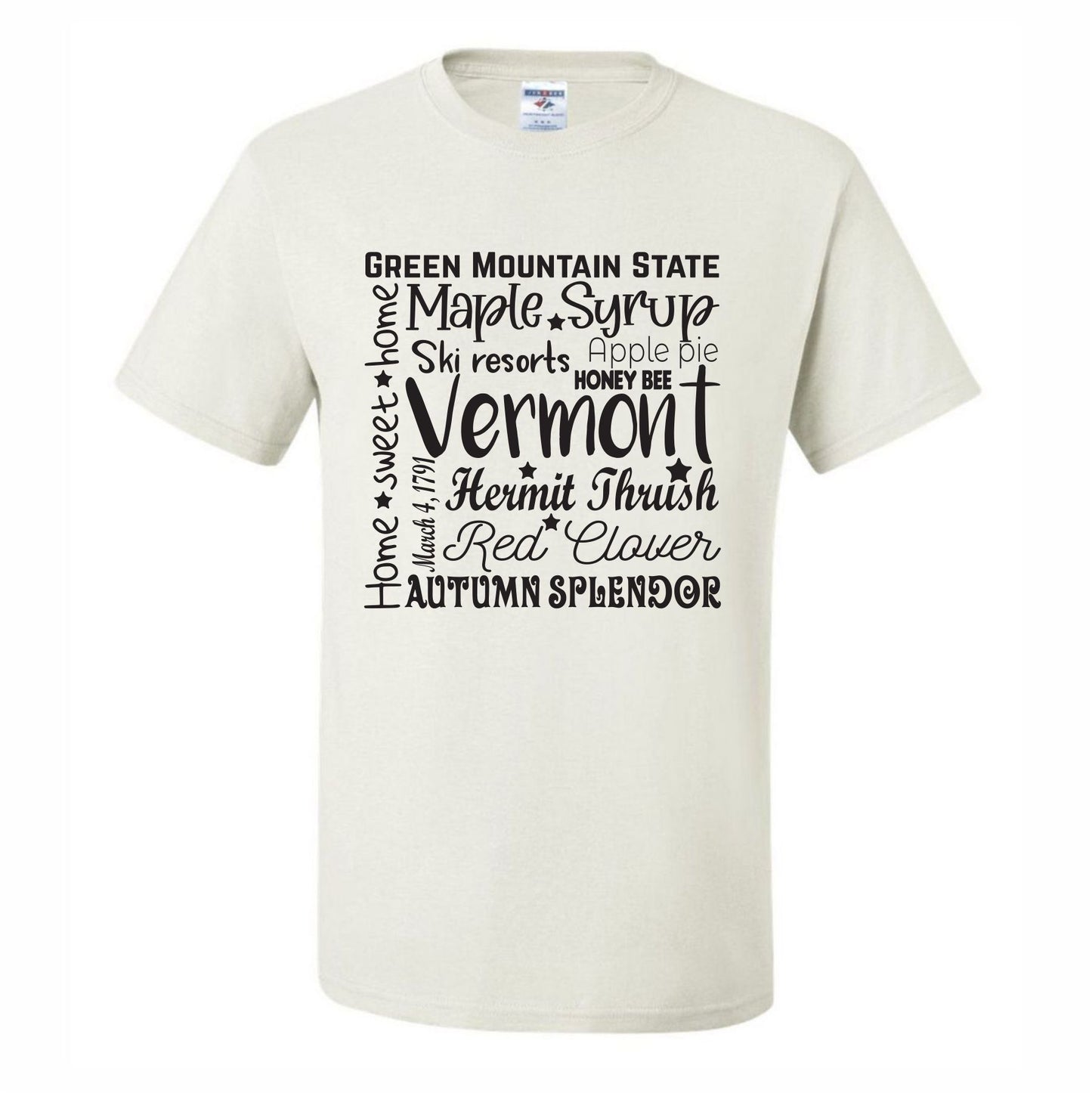 Vermont Wordart  (CCS DTF Transfer Only)