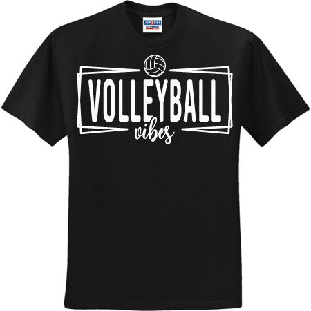 Volleyball Vibes Frame White (CCS DTF Transfer Only)