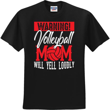 Warning Volleyball Mom (CCS DTF Transfer Only)