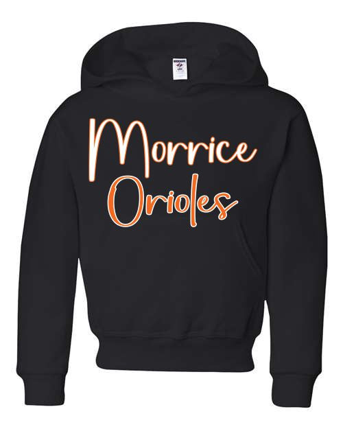 Youth Black Hoodie Morrice Orioles 4