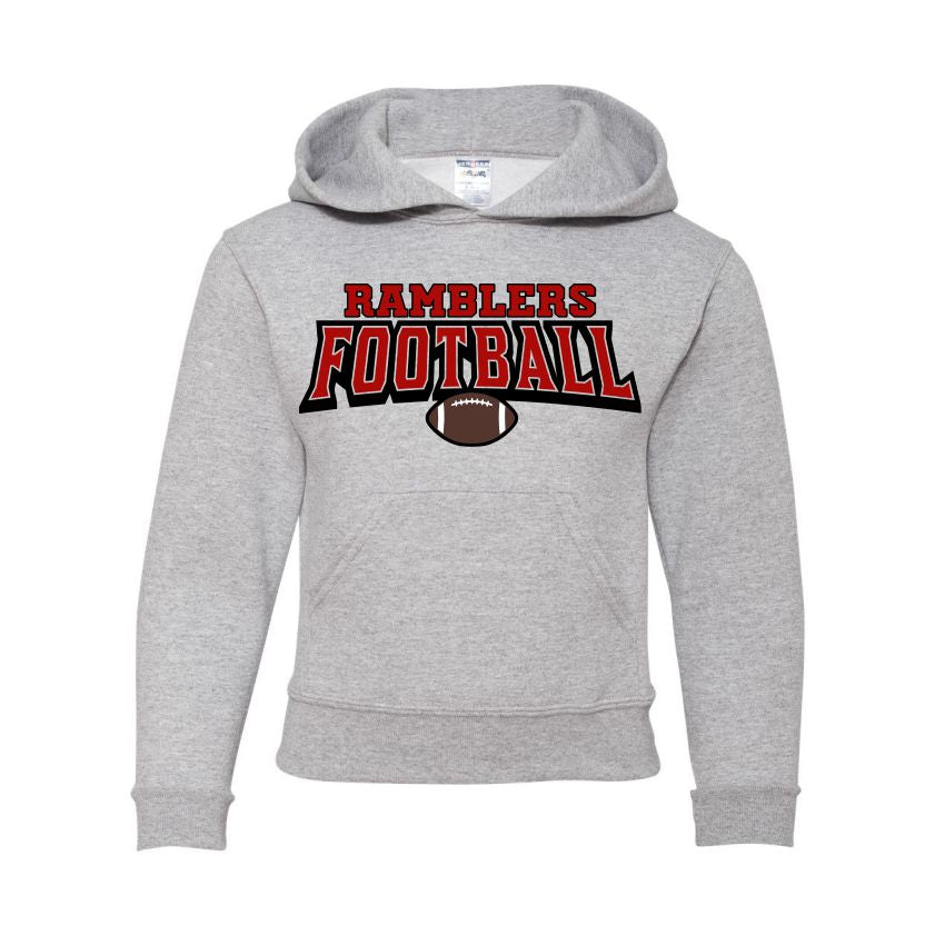 Youth Athletic Heather Hoodie Ramblers Football 2