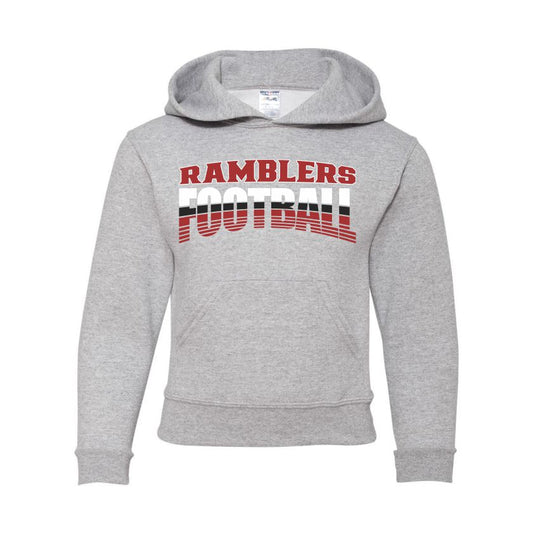 Youth Athletic Heather Hoodie Ramblers Football 3