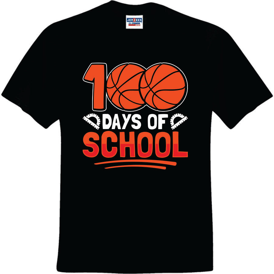 100 Days Of School Basketball (CCS DTF Transfer Only)