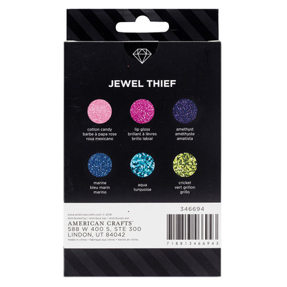 Moxy Glitter Value Pack "Jewel Thief" -Mixed Glitter Pots 6 Piece Set - CraftCutterSupply.com