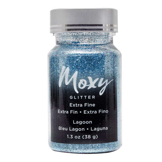 Moxy Extra Fine Glitter-Lagoon 1 oz+ Bottle - CraftCutterSupply.com