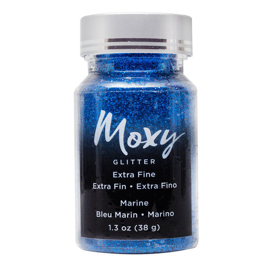 Moxy Extra Fine Glitter-Marine 1 oz+ Bottle - CraftCutterSupply.com