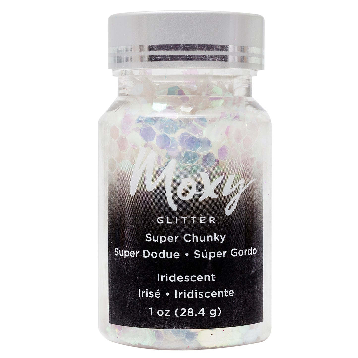 Moxy Glitter Super Chunky - Iridescent 1 oz+ Bottle - CraftCutterSupply.com