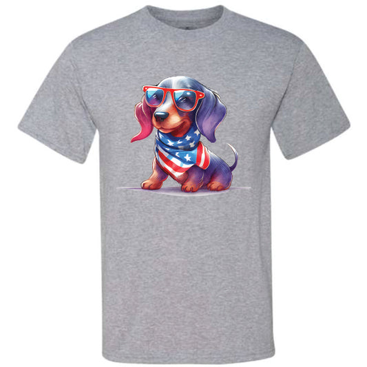 4th Of July Dachshund (CCS DTF Transfer Only)