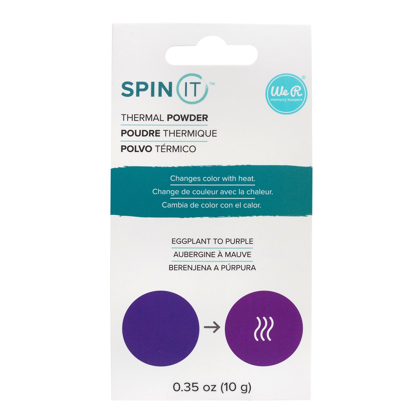 Thermal Powder-Spin It-Eggplant To Purple CLEARANCE