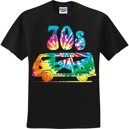 70's Tie Dye Van (CCS DTF Transfer Only)