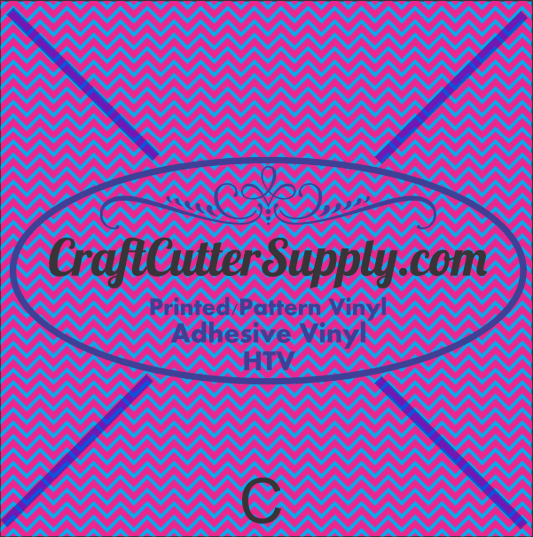 Chevron Pink and Blue 12x12 - CraftCutterSupply.com